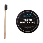 Blanqueador con carbón activo vegano + cepillo de bambú